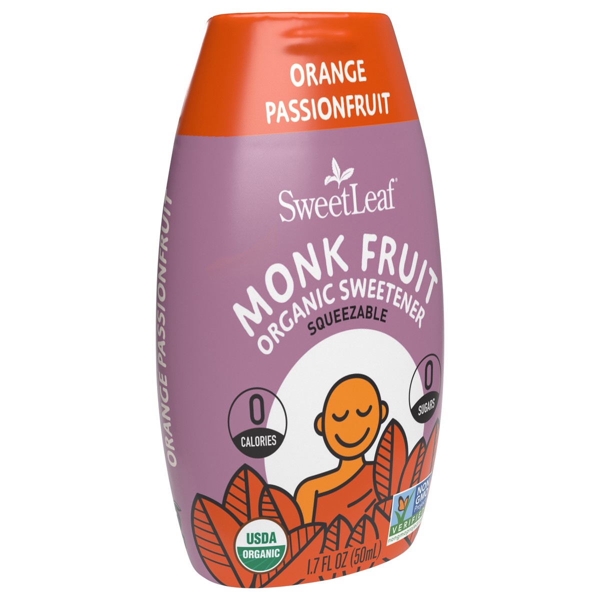 slide 4 of 5, SweetLeaf Organic Orange Passionfruit Monk Fruit Sweetener, 1.62 fl oz
