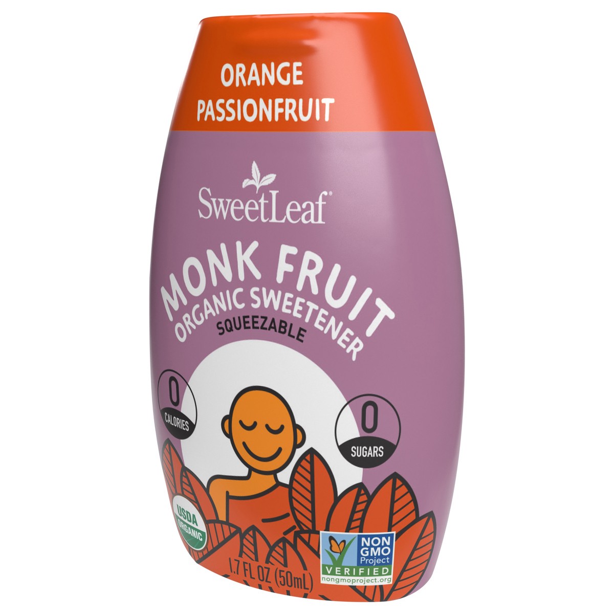 slide 5 of 5, SweetLeaf Organic Orange Passionfruit Monk Fruit Sweetener, 1.62 fl oz