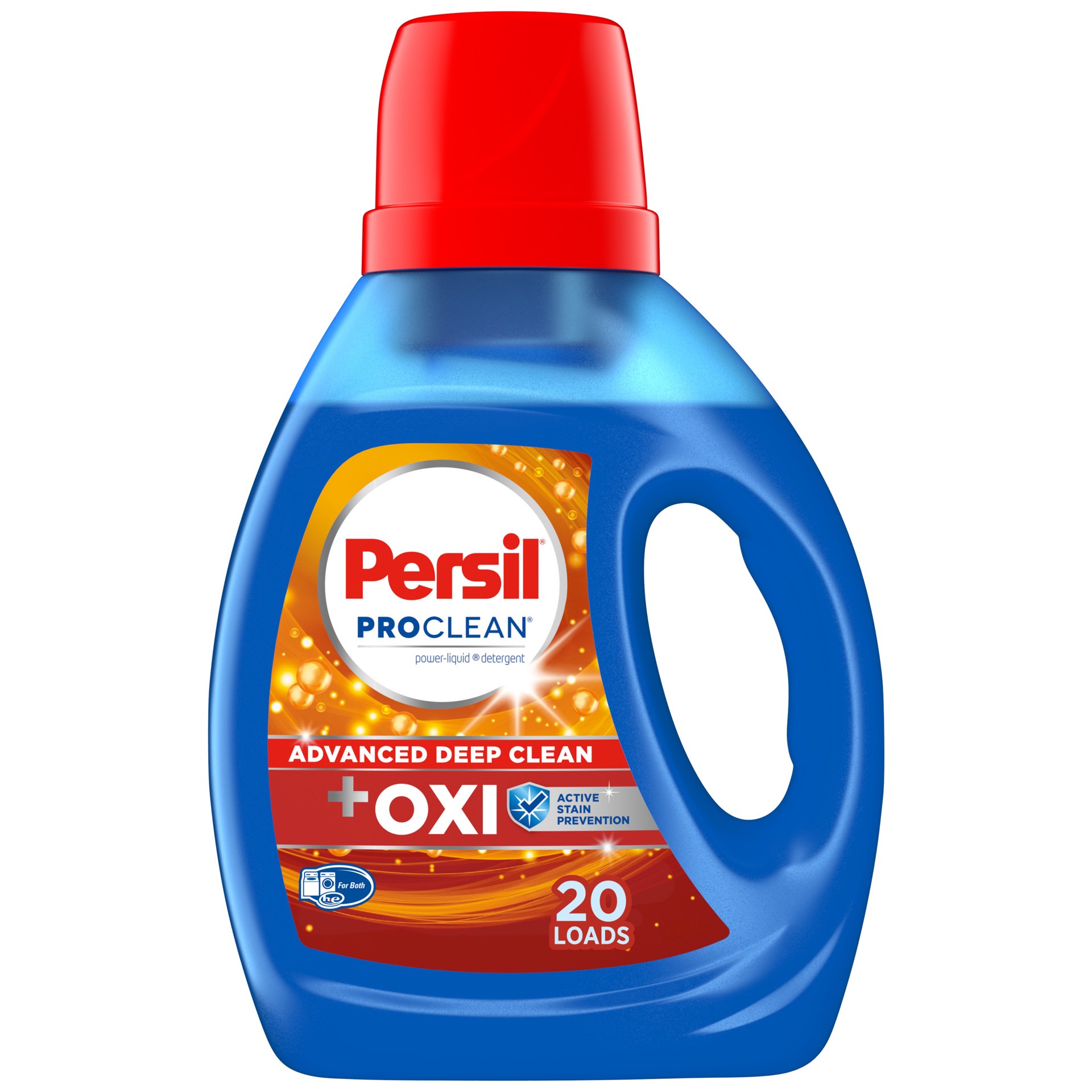 slide 2 of 3, Persil ProClean Liquid Laundry Detergent, High Efficiency (HE),  Plus OXI Power, 40 Ounce, 20 Total Loads, 40 fl oz