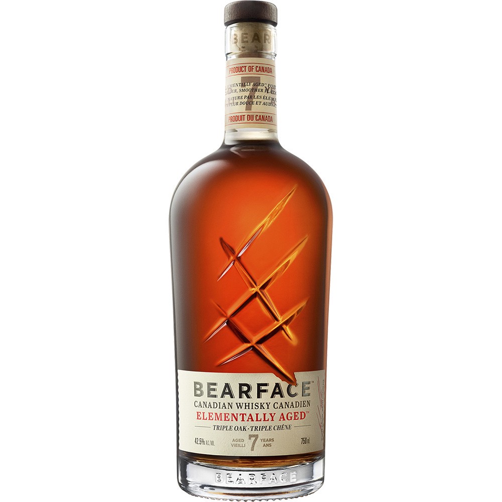 slide 1 of 1, Bearface Triple Oak 7yr Whisky, 750 ml