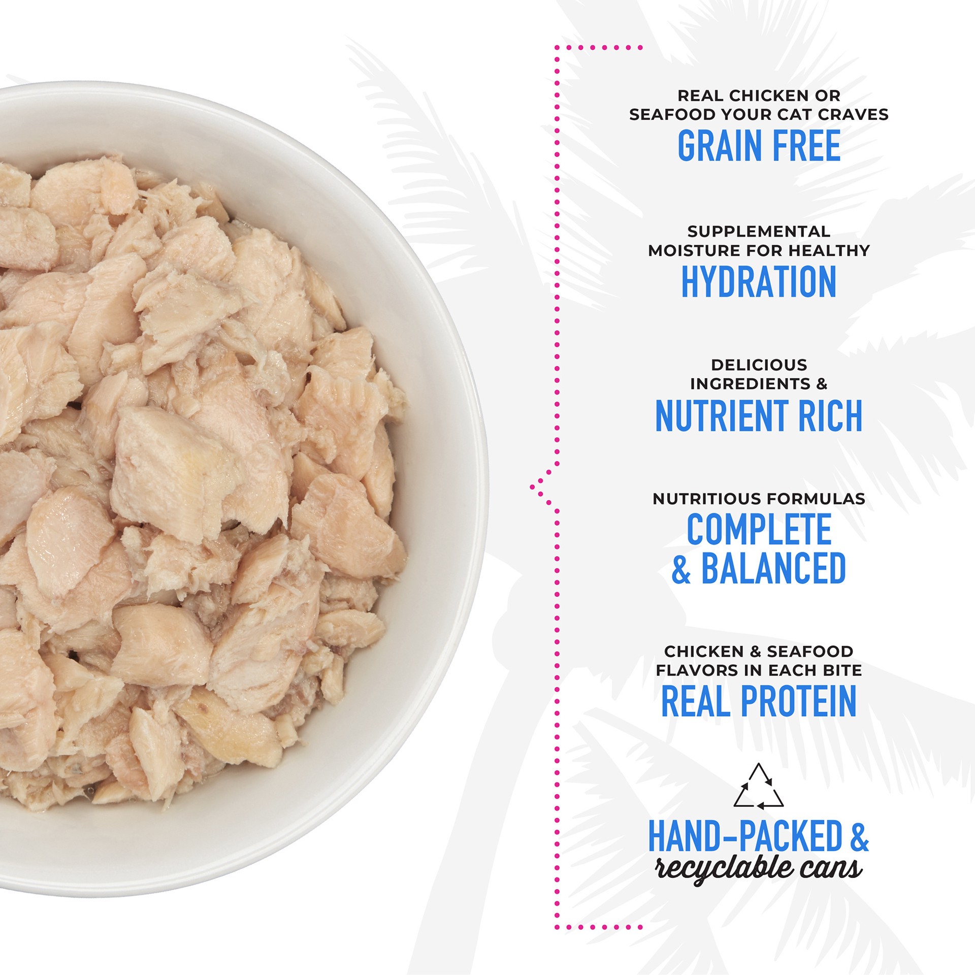 slide 3 of 7, Tiki Cat Luau Wet Cat Food, Variety Pack, 6 oz. Can (8 Count), 48 oz