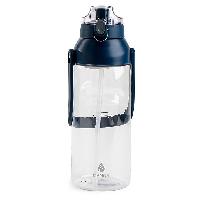 slide 1 of 2, Manna Organics Chugger Water Bottle - Navy, 68 oz