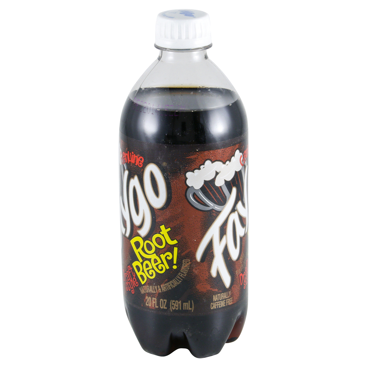 slide 2 of 4, Faygo Draft Style Root Beer Bottle, 20 fl oz