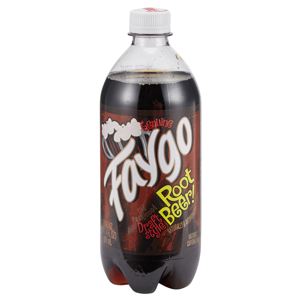slide 1 of 4, Faygo Draft Style Root Beer Bottle, 20 fl oz