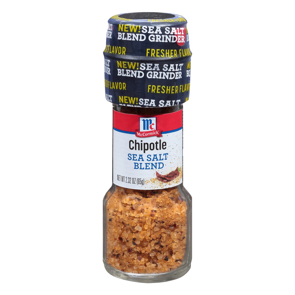 slide 1 of 7, McCormick Grinder Chipotle Sea Salt, 2.32 oz