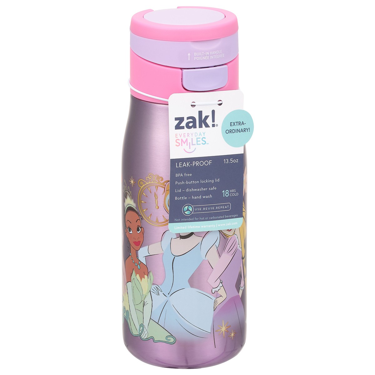 zak! Everyday Smiles Leak-Proof (64 oz) Water Bottle – Twin Springs Traders