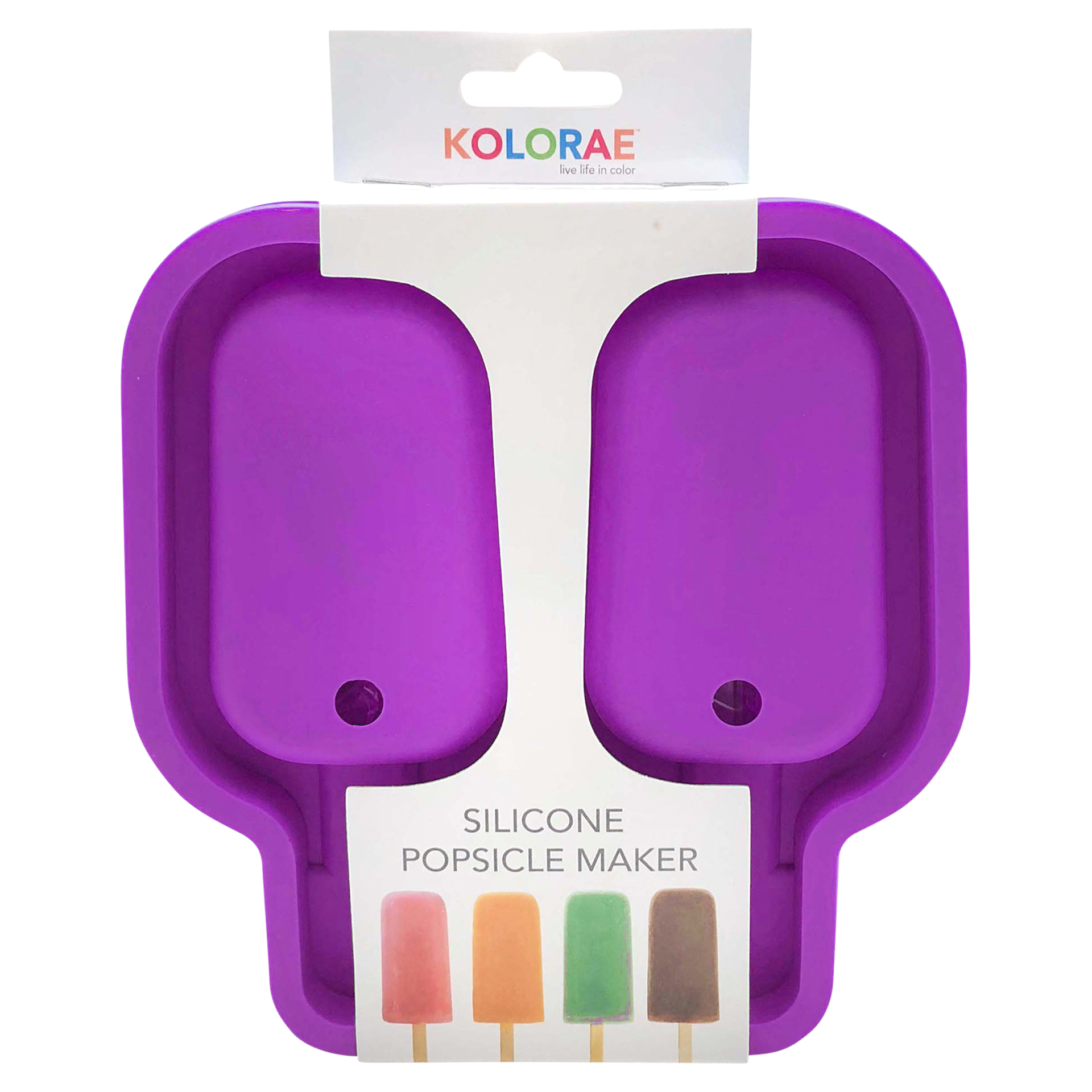 slide 13 of 17, Kolorae Silicone Popsicle Maker, Assorted Colors, 1 ct