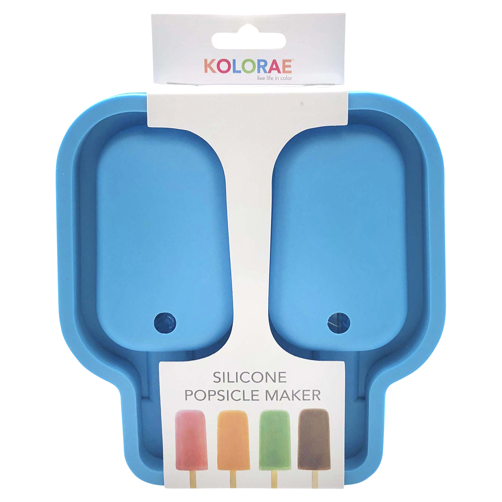 slide 17 of 17, Kolorae Silicone Popsicle Maker, Assorted Colors, 1 ct