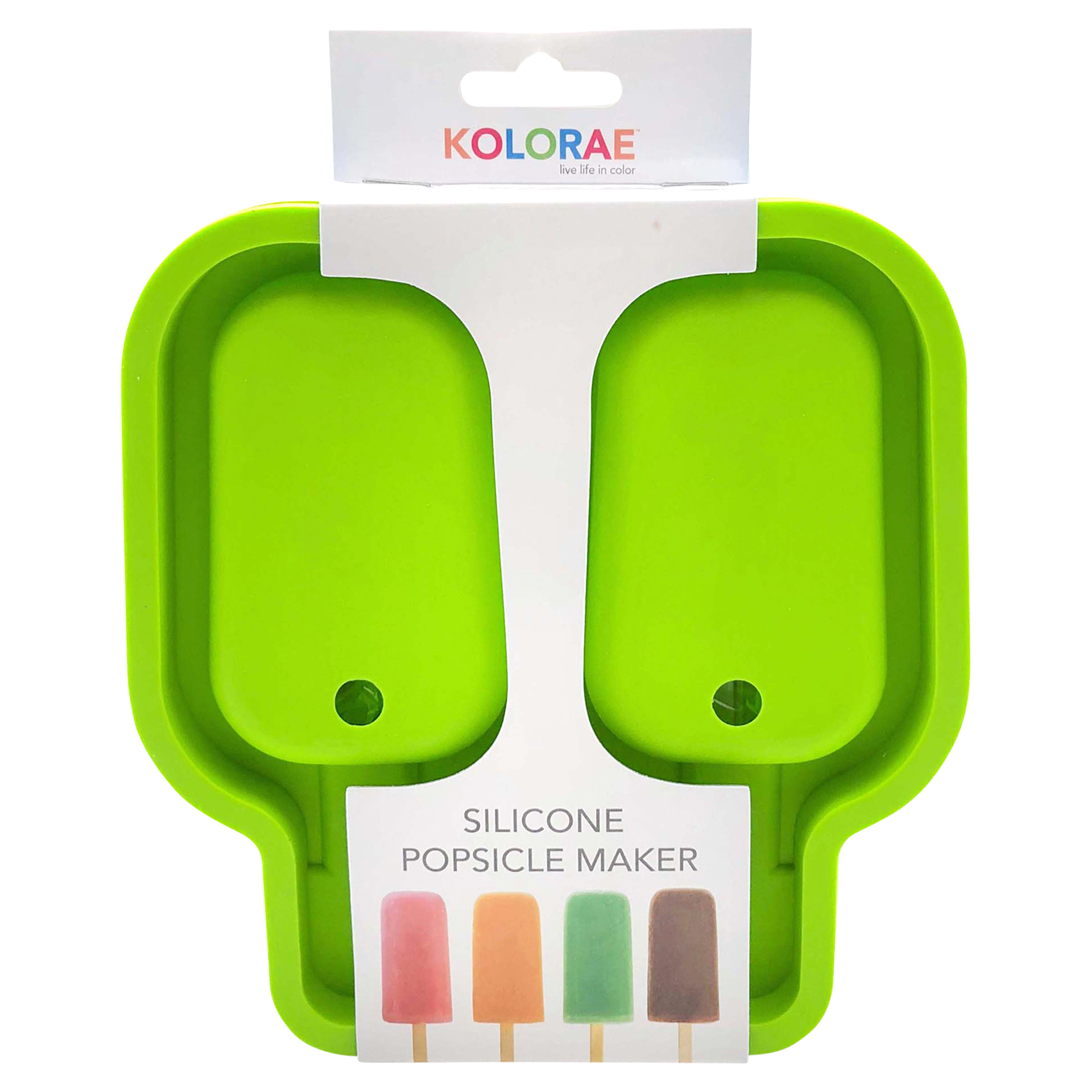 slide 5 of 17, Kolorae Silicone Popsicle Maker, Assorted Colors, 1 ct