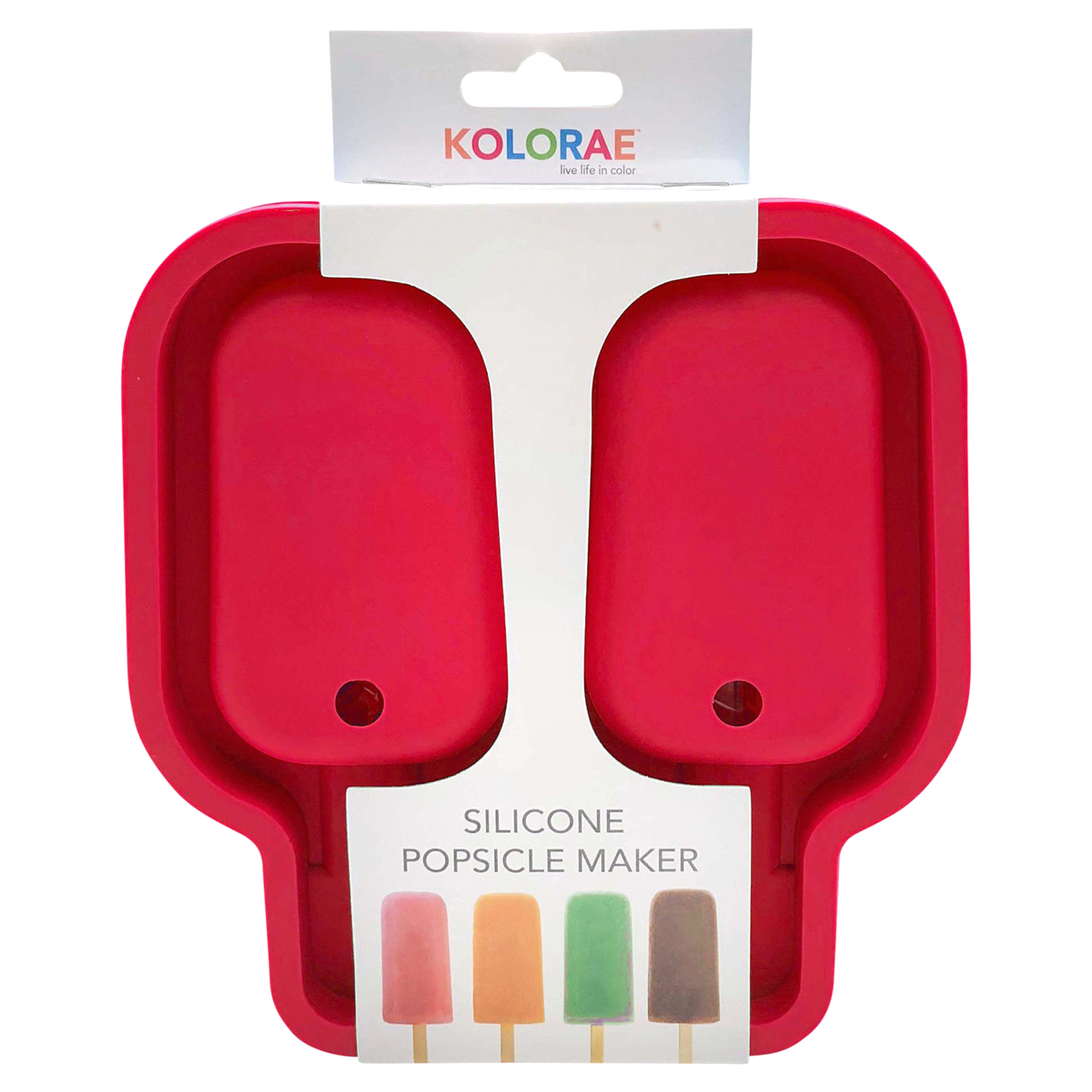 slide 1 of 17, Kolorae Silicone Popsicle Maker, Assorted Colors, 1 ct