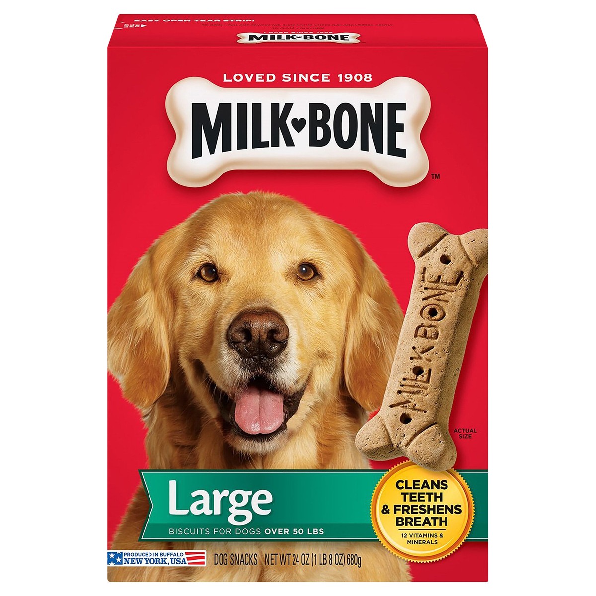 slide 1 of 9, Milk-Bone Dog Treat, 24 oz