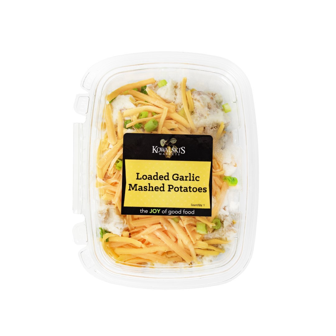 slide 1 of 1, Kwl Loaded Garlic Mashed Potatoes - 16 oz, 16 oz