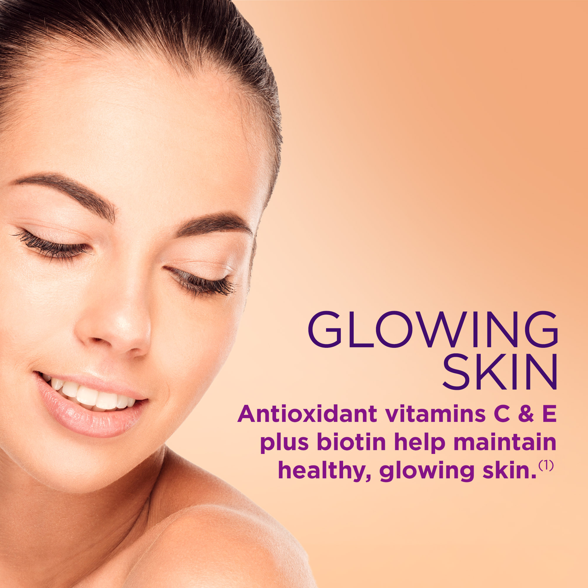 slide 2 of 5, Nature's Bounty Hair Skin and Nails Gummy Vitamins with Biotin and Collagen, 140 Ct, 140 ct