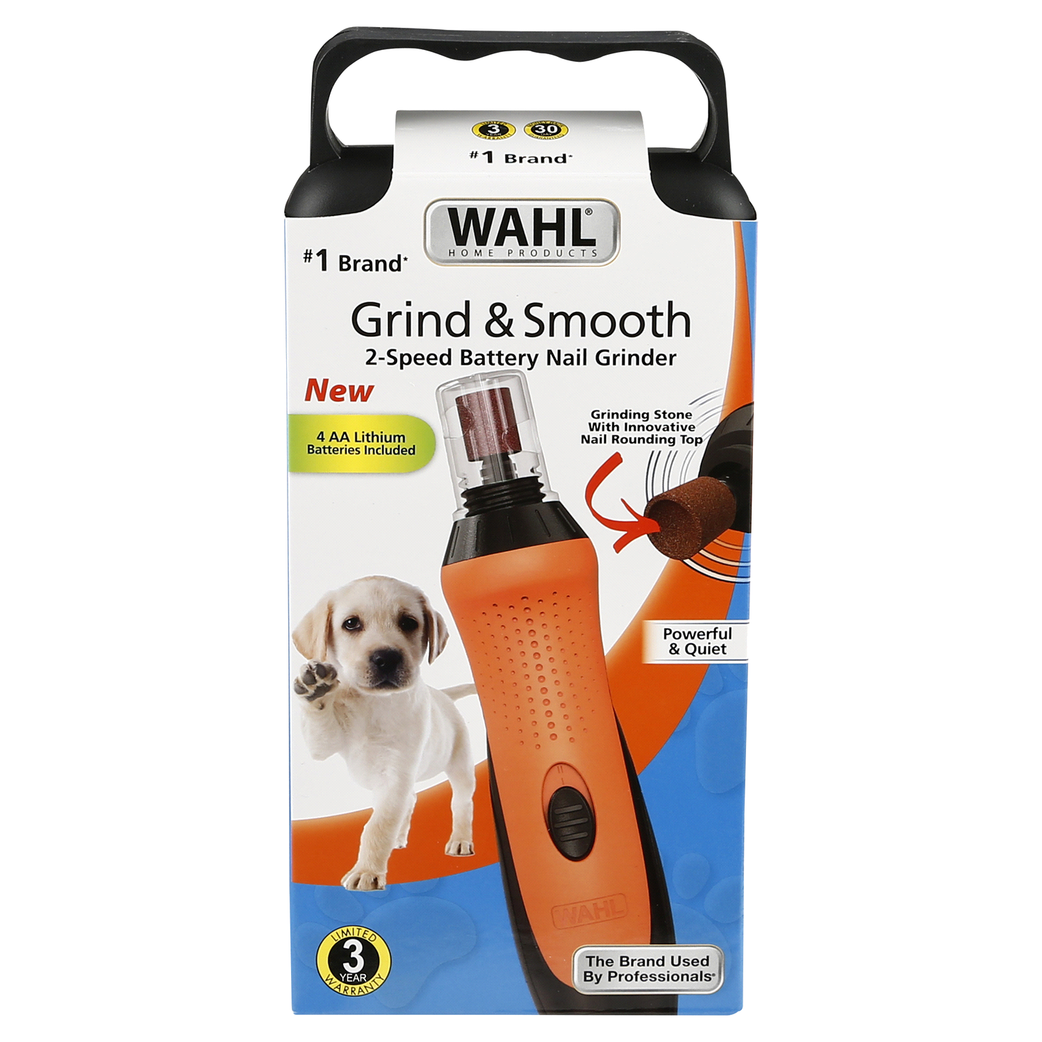 slide 1 of 1, Wahl Grind & Smooth 2-Speed Battery Nail Grinder 1 ea, 1 ct
