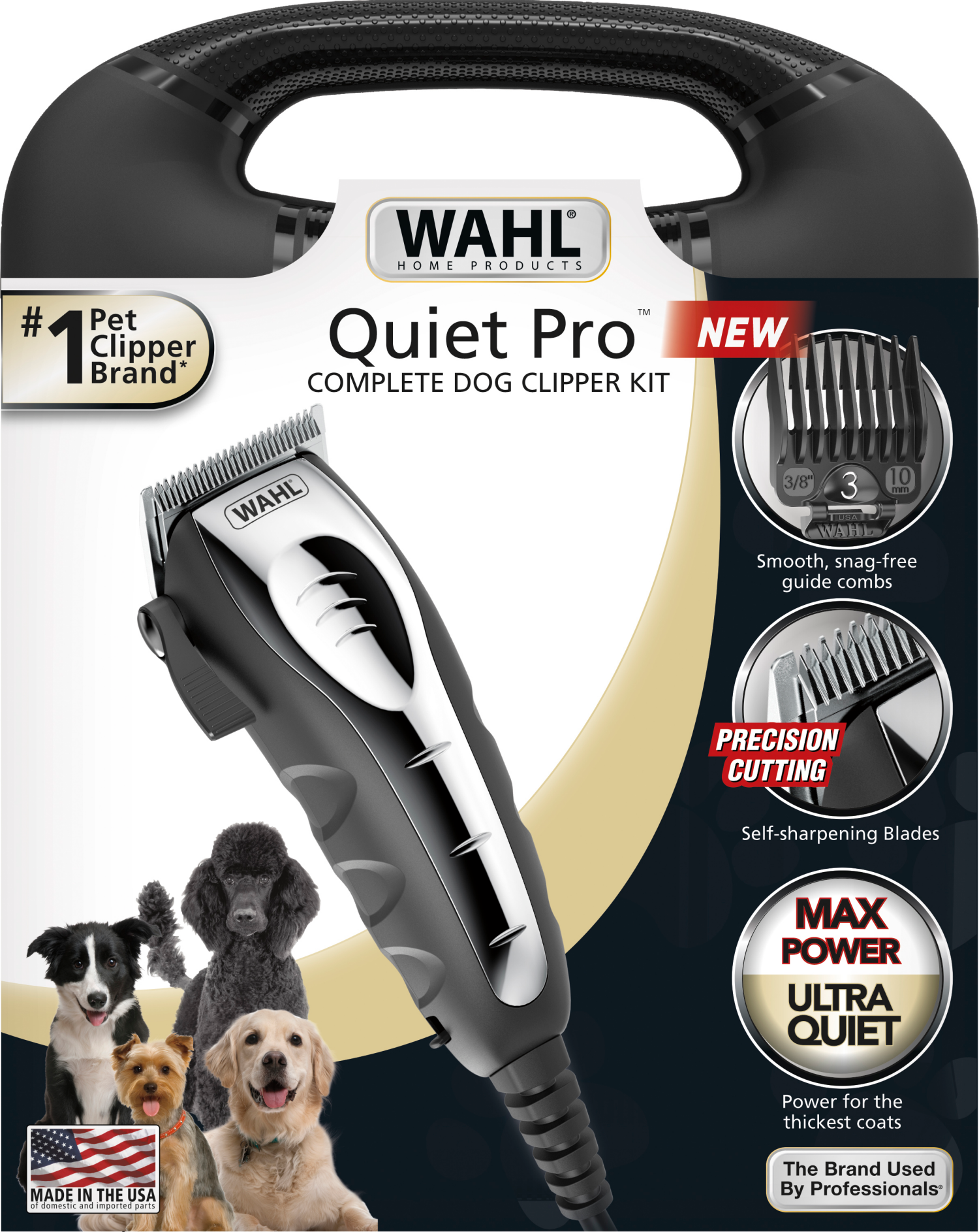 slide 1 of 1, Wahl Quiet Pro Complete Dog Clipper Kit - 12ct, 12 ct