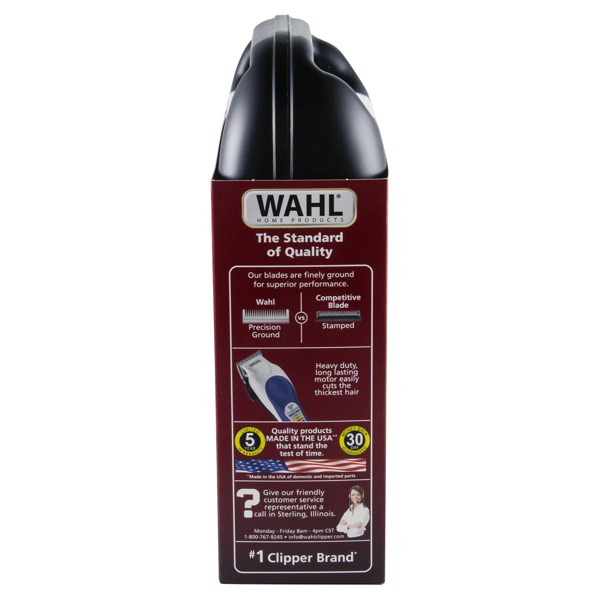 slide 8 of 8, Wahl Color Pro Men's Haircut Kit With Color Coded Guide Combs And Hard Storage Case - 79300-400, 20 ct