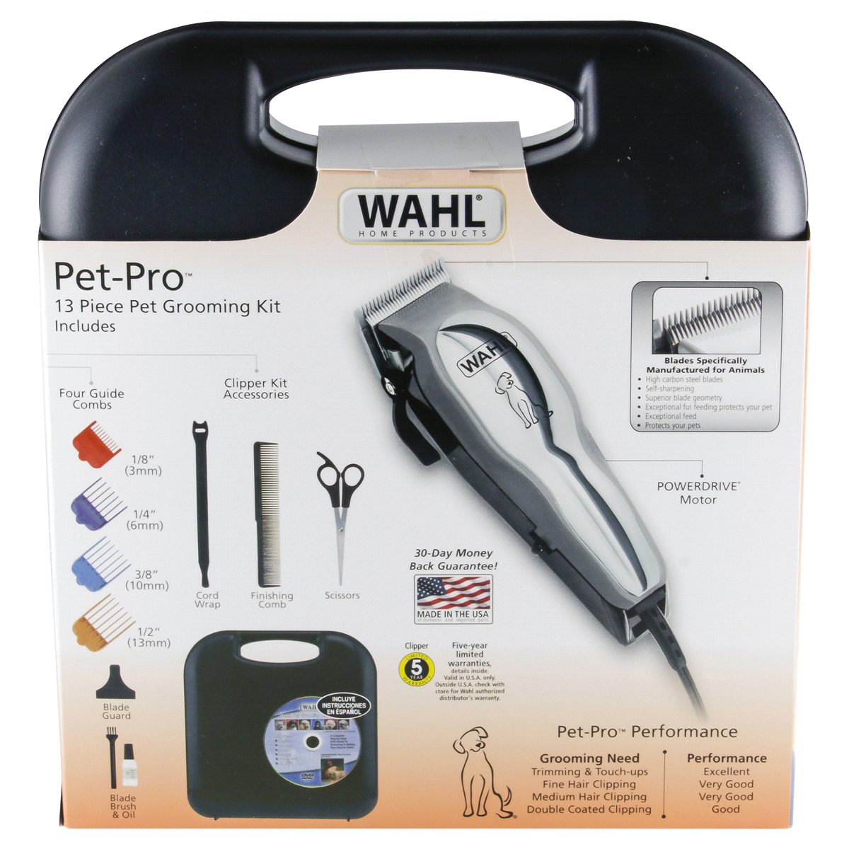 slide 2 of 5, Wahl Pet-Pro Complete Pet Clipper Kit, 1 ea