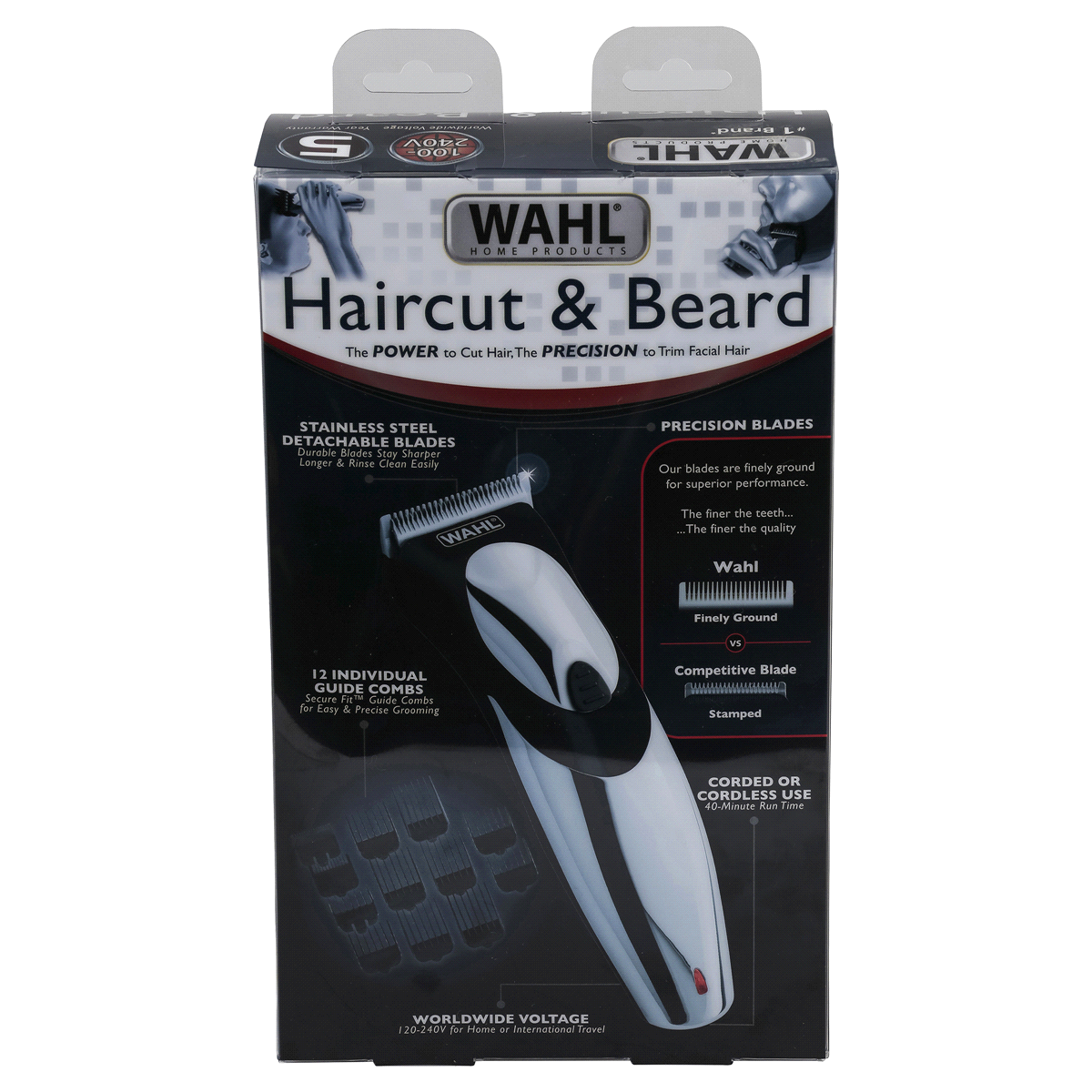 slide 5 of 5, Wahl Rechargeable Cordless Men's Beard And Facial Trimmer , 13 pc