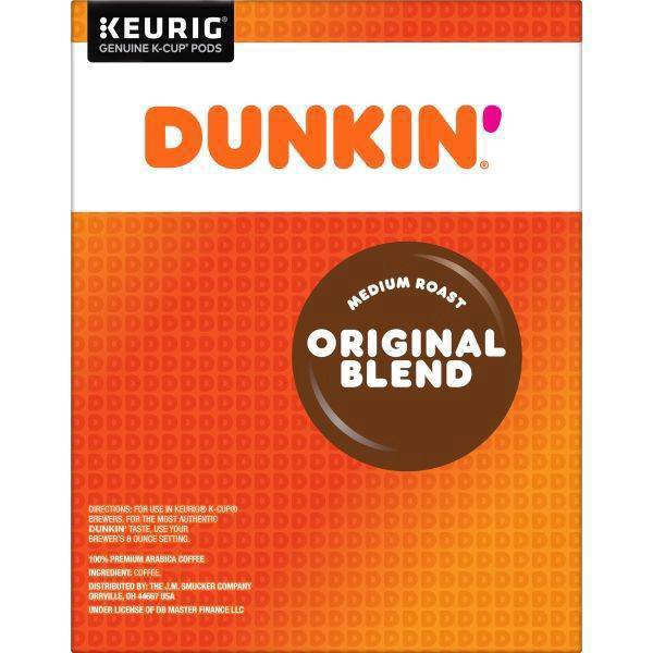 slide 11 of 19, Dunkin' K-Cup Pods Medium Roast Original Blend Coffee, 44 ct