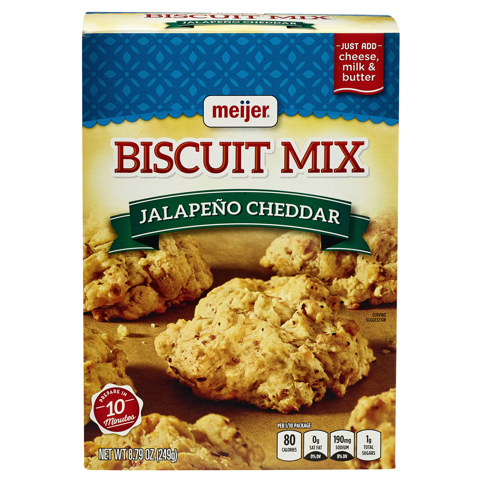 slide 1 of 4, Meijer Jalapeno Cheddar Biscuit Mix, 8.79 oz