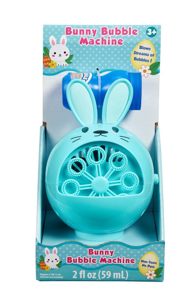 slide 2 of 3, Fubbles Little Kids Easter Bunny Bubble Machine, 1 ct