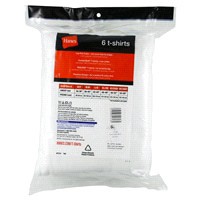 slide 2 of 5, Hanes Men's Crew Neck T-Shirts With Fresh IQ - XL White, 6 ct