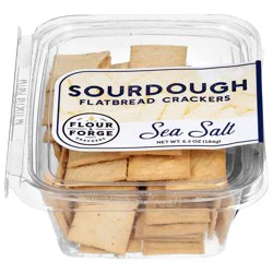 Flour & Forge Sourdough Sea Salt Flatbread Crackers 6.5 oz