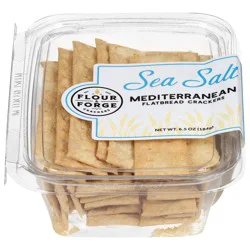 Flour & Forge Mediterranean Sea Salt Flatbread Crackers 6.5 oz