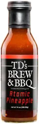 TD's Brew & BBQ Atomic Pineapple BBQ Sauce