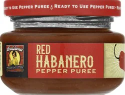 Louisiana Pepper Exchange Red Habanero Pepper Puree 4 oz