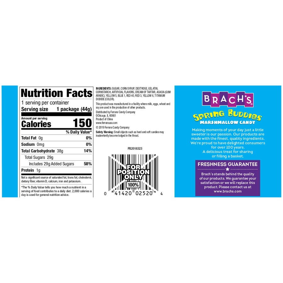 slide 2 of 2, Brach's Spring Buddies Marshmallow Candy 1.55 Oz. Box, 2 oz
