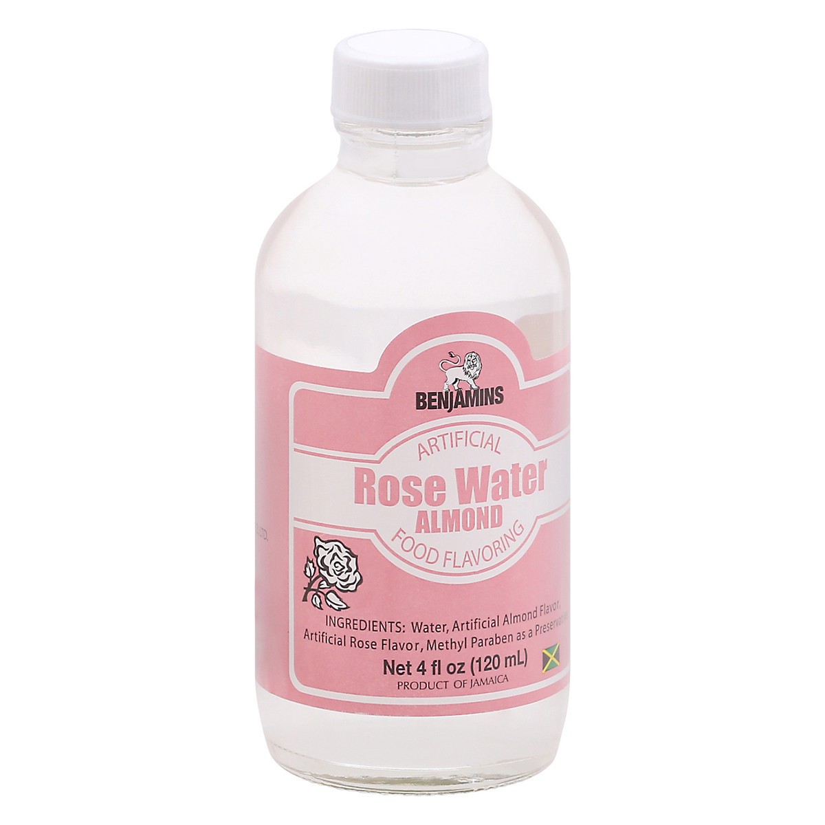 slide 8 of 10, Benjamins Rose Water Almond Artificial Food Flavoring 4 fl oz Bottle, 4 fl oz