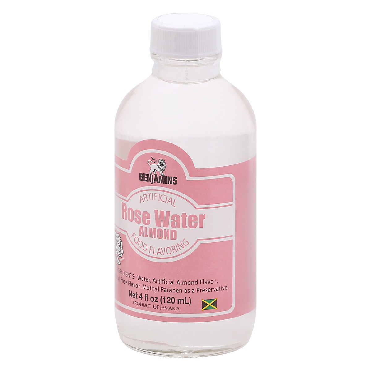 slide 9 of 10, Benjamins Rose Water Almond Artificial Food Flavoring 4 fl oz Bottle, 4 fl oz