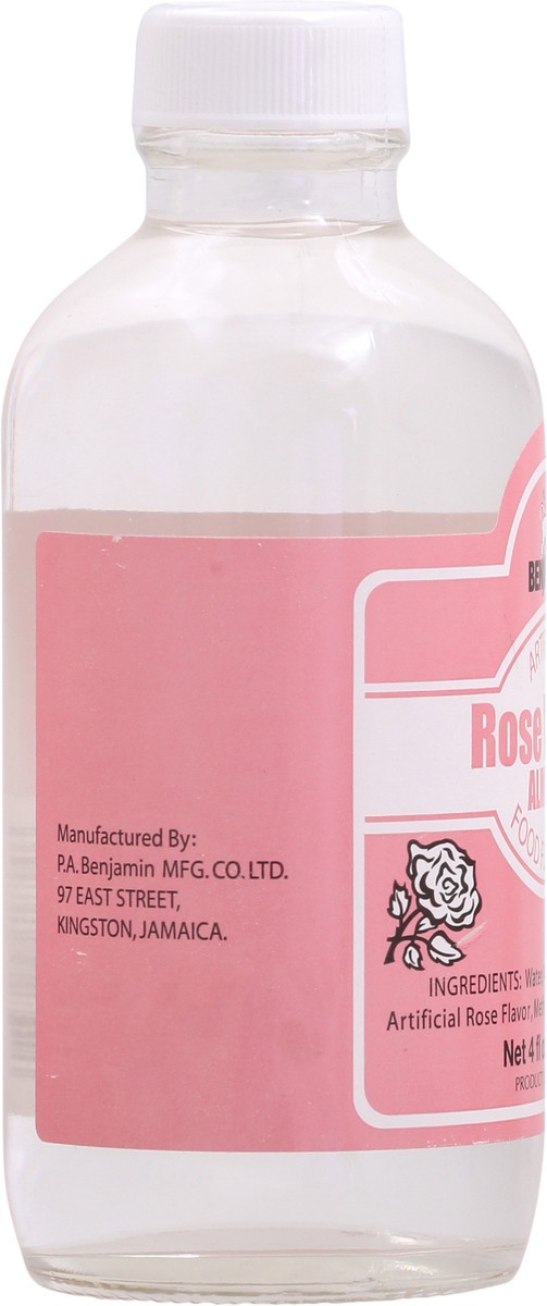 slide 4 of 10, Benjamins Rose Water Almond Artificial Food Flavoring 4 fl oz Bottle, 4 fl oz