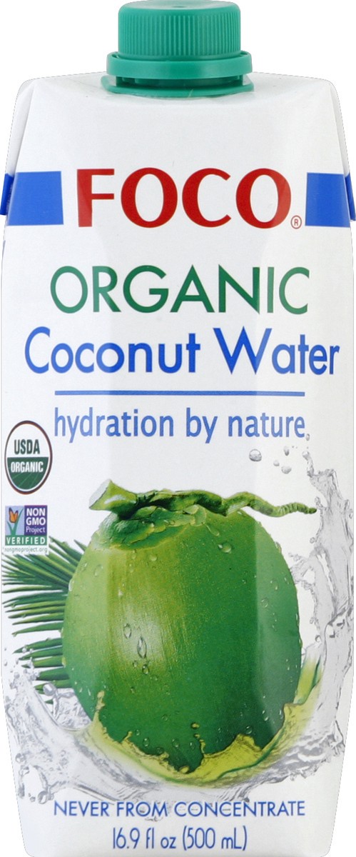 slide 4 of 4, Foco Coconut Water 16.9 oz, 16.9 fl oz