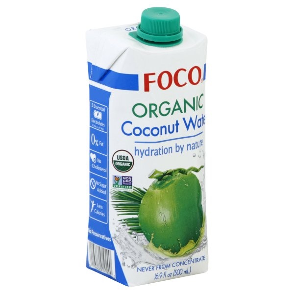 slide 1 of 4, Foco Coconut Water 16.9 oz, 16.9 fl oz