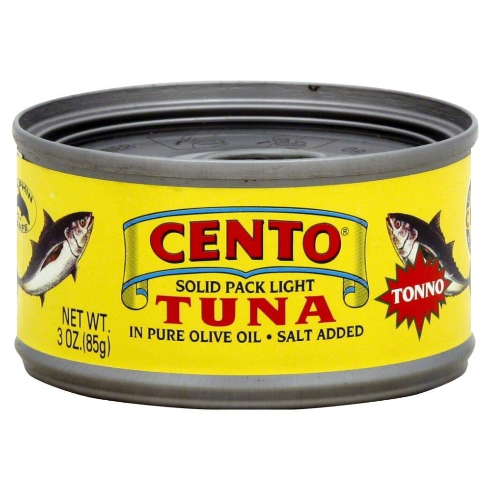 slide 1 of 1, Cento Light Tuna in Olive Oil, 3 oz