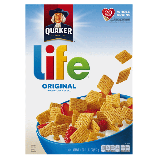 slide 1 of 1, Life Cereal, 21 oz