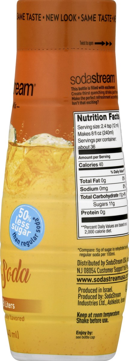 slide 13 of 13, SodaStream Cream Soda Drink Mix 14.8 oz, 14.8 oz