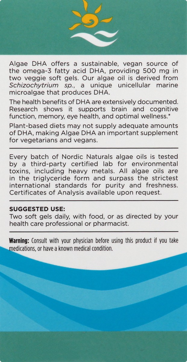 slide 11 of 13, Nordic Naturals Algae Dha, 60 ct