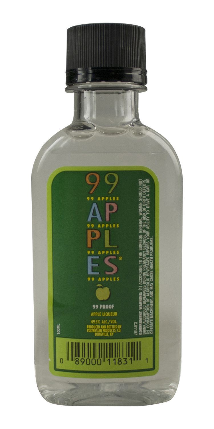 slide 1 of 1, 99 Brand Apple Liqueur, 100 ml