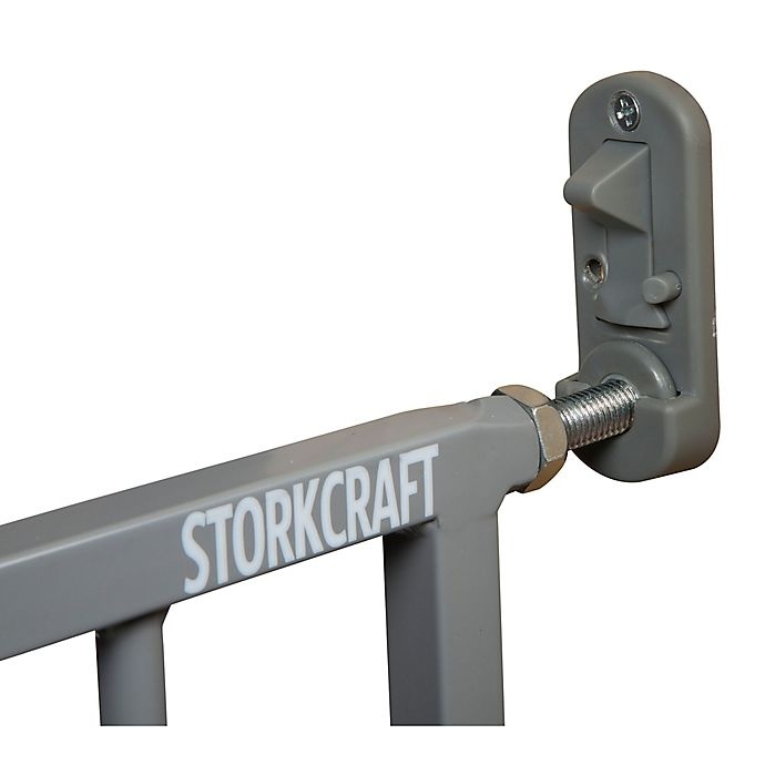 slide 8 of 8, Storkcraft Easy Walk-Thru Metal Safety Gate - Grey, 1 ct