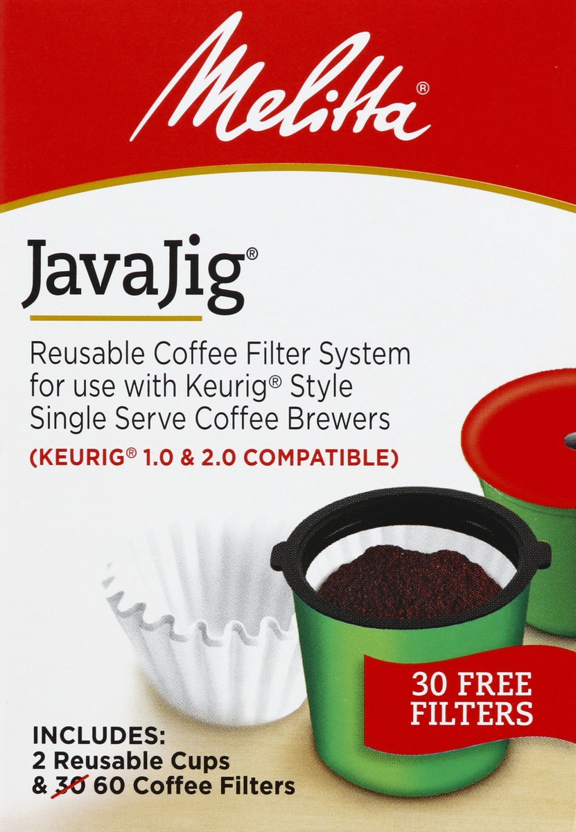 slide 5 of 6, Melitta Java Coffee Filter System, 1 ct