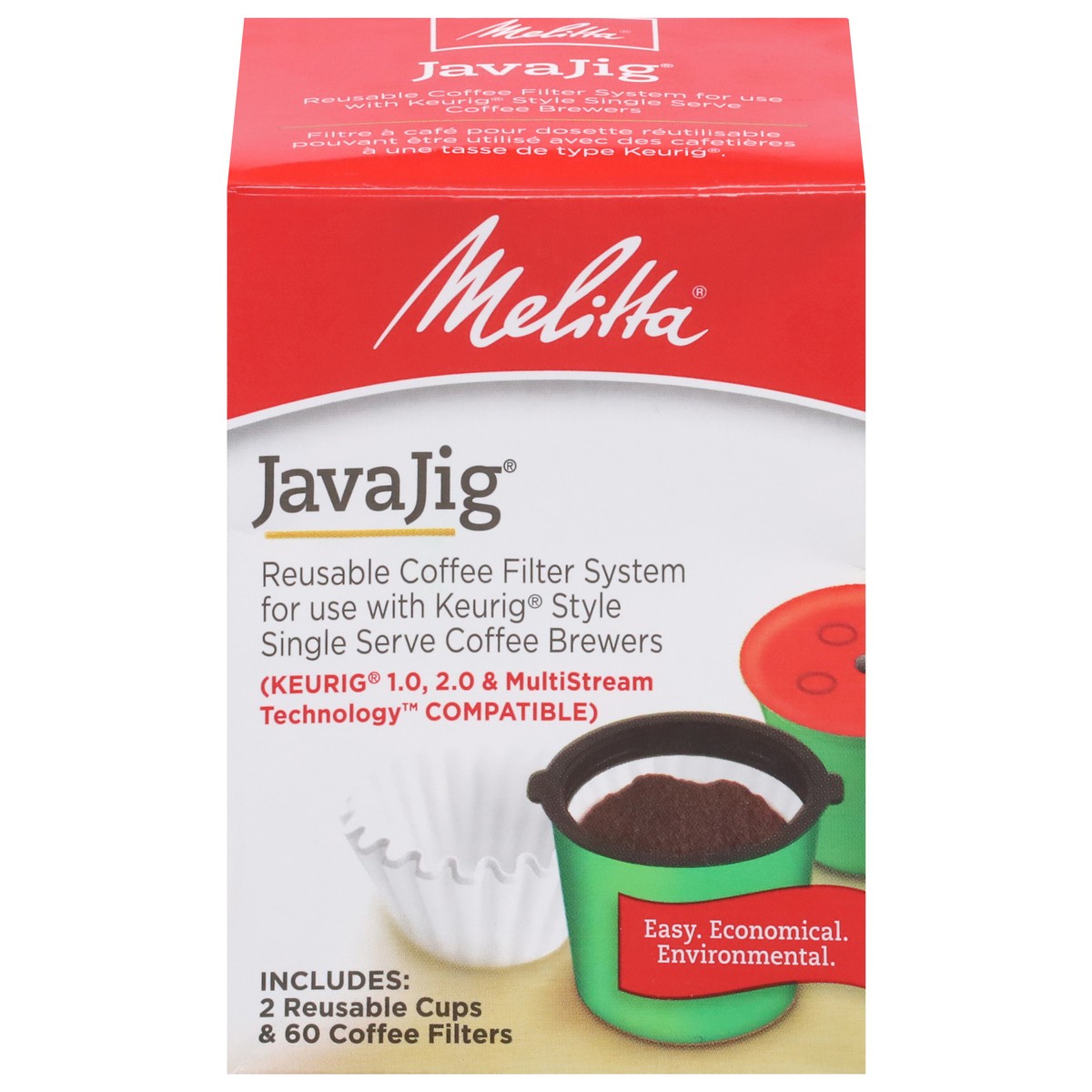 slide 1 of 6, Melitta Java Coffee Filter System, 1 ct