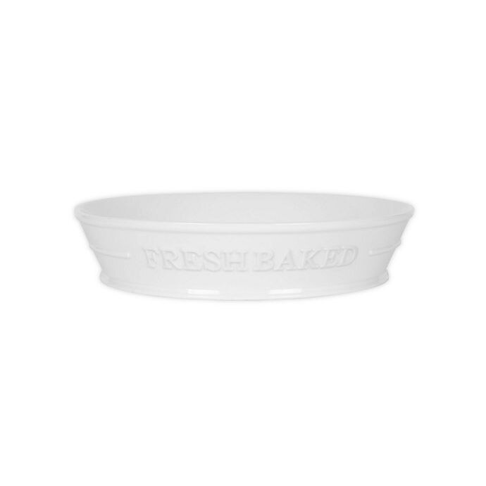 slide 1 of 2, Everyday White by Fitz and Floyd Bistro Fresh Baked Pie Plate - White, 9 in