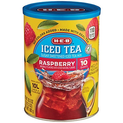 slide 1 of 1, H-E-B Raspberry Iced Tea - 28.3 oz, 28.3 oz