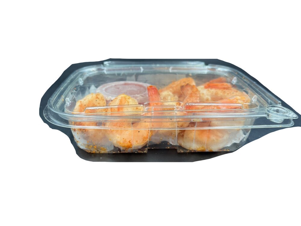 slide 2 of 2, Harris Teeter Seasoned Cooked Shrimp Cocktait, 6.5 oz