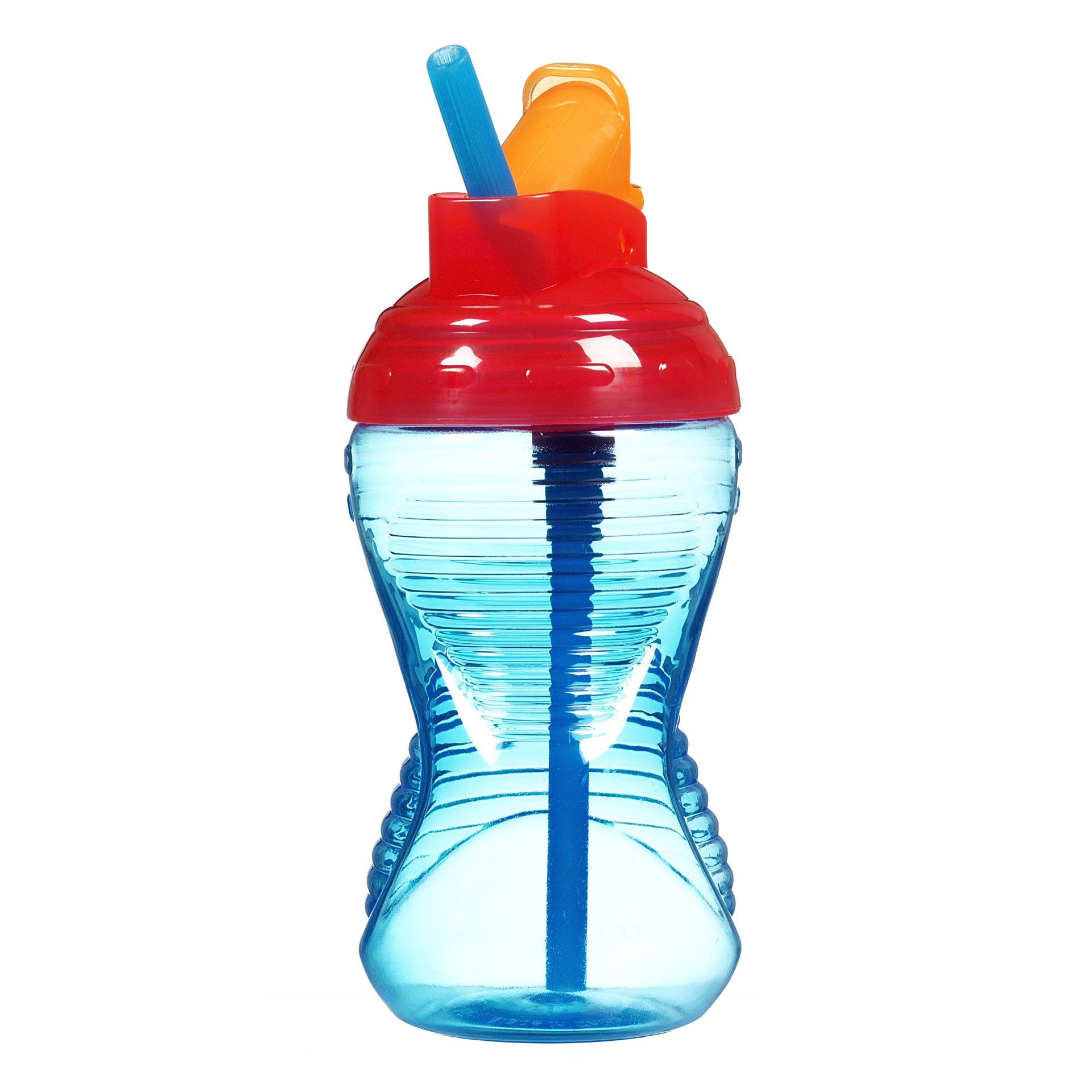 slide 1 of 4, Munchkin Mighty Grip Flip Straw Cup, 10 oz