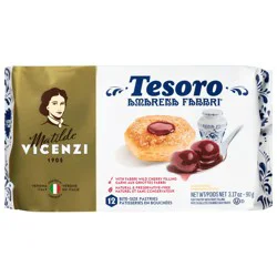 Tesoro Amarena Fabbri Cherry Puff Pastry Cookies