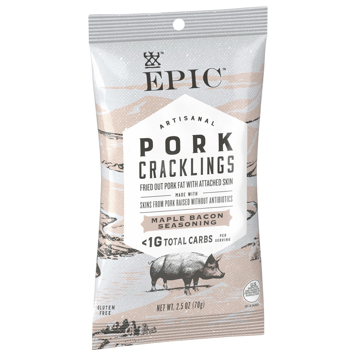 slide 8 of 11, Epic Maple Bacon Pork Cracklings, Keto Friendly, Paleo Friendly, 2.5oz, 2.5 oz